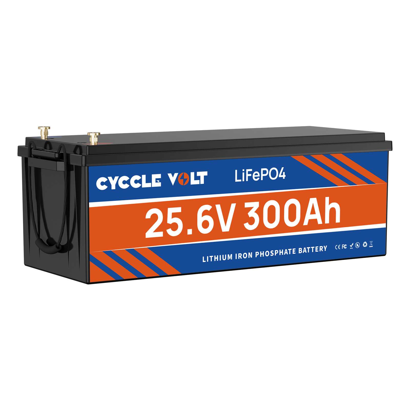 24V 300Ah LiFePO4 Lithium Battery 7.68KW 20000+ Deep Cycle 200A BMS RV Solar
