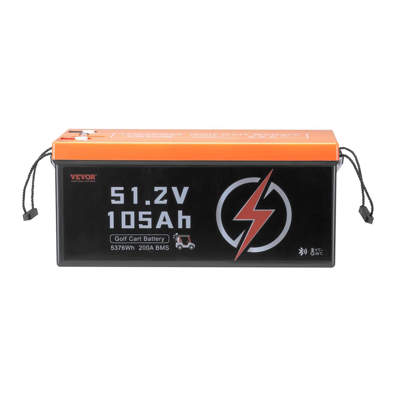 VEVOR 48V 105Ah Golf Cart Lithium Battery with LCD Monitor and 4000+ Cycles