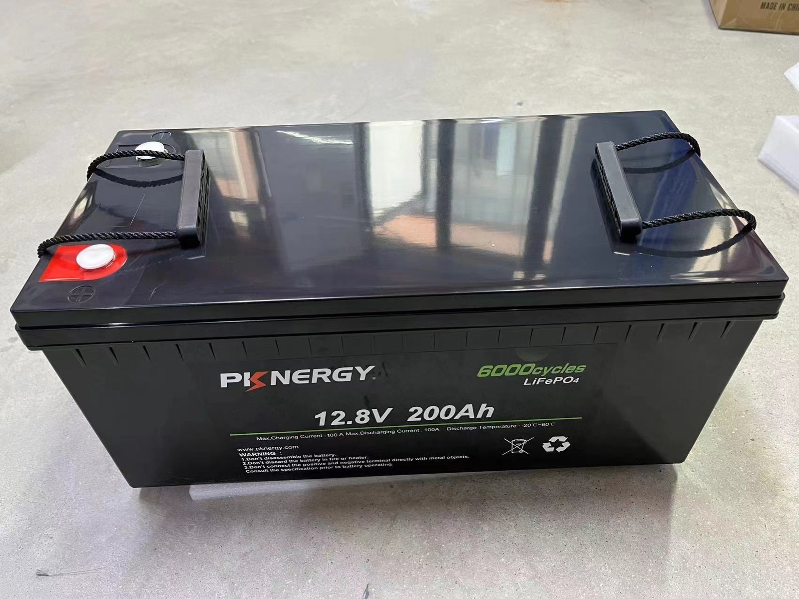 1Pack 12V 200Ah LiFePO4 Lithium Battery 2000Cycles for Solar Panel