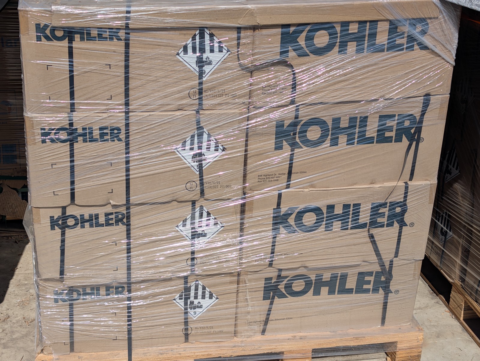 8 pcs Kohler LFP Battery 100Ah 25.6V 2.56kwh LBB025100A pickup only !
