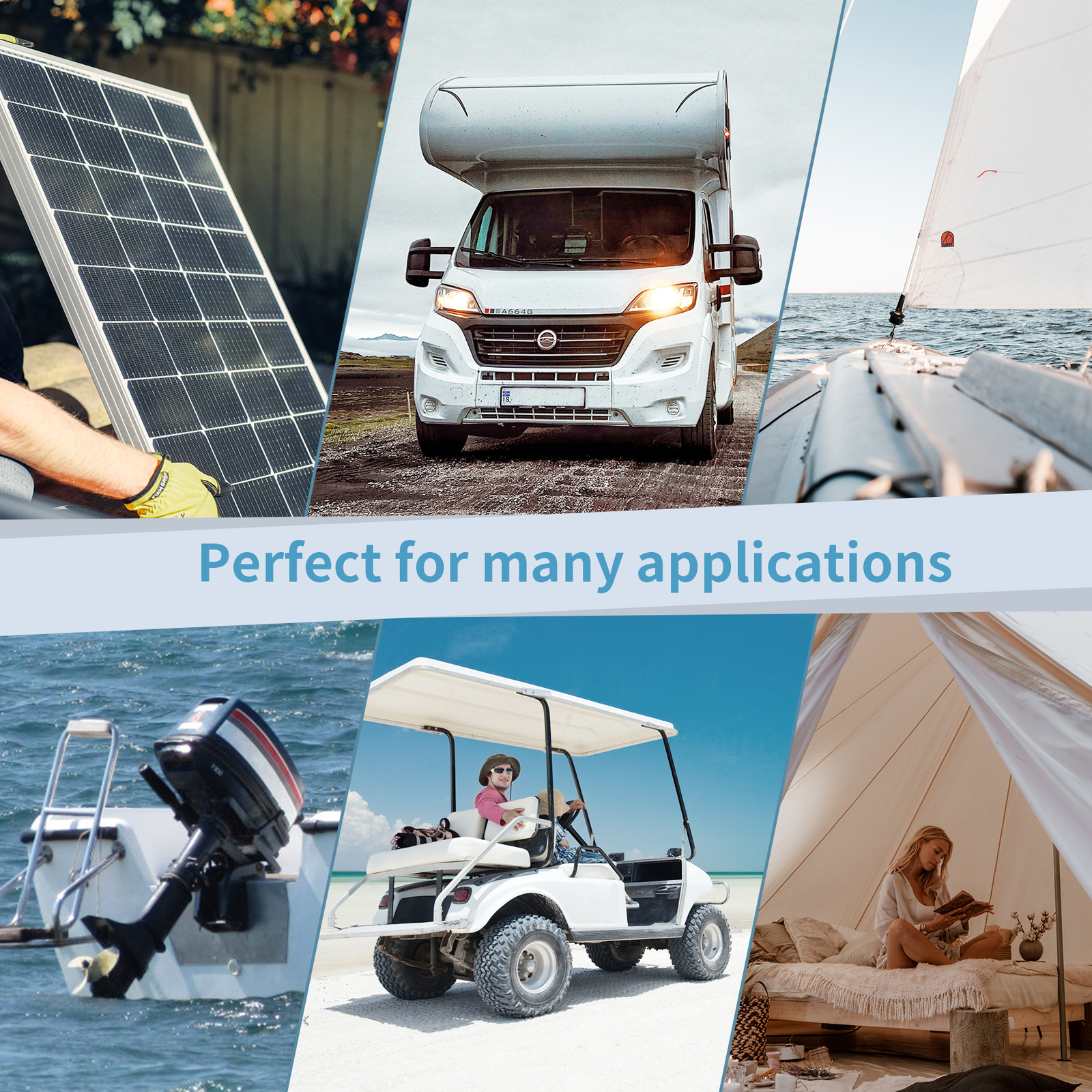 12V 300Ah LiFePO4 Battery BMS Solar 10 years lifespan 20000+Deep Cycle RV Camper