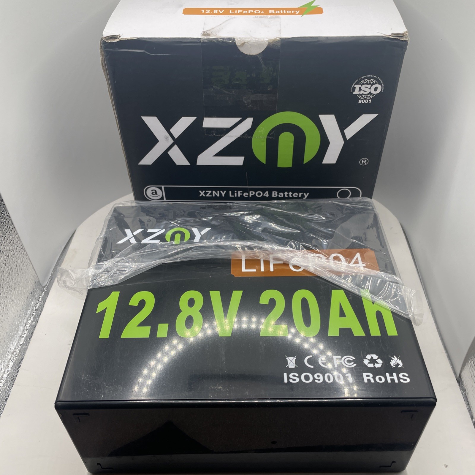 12.8V 20Ah LiFePO4 Lithium Battery Deep Cycle Rechargeable New Open Box,unused