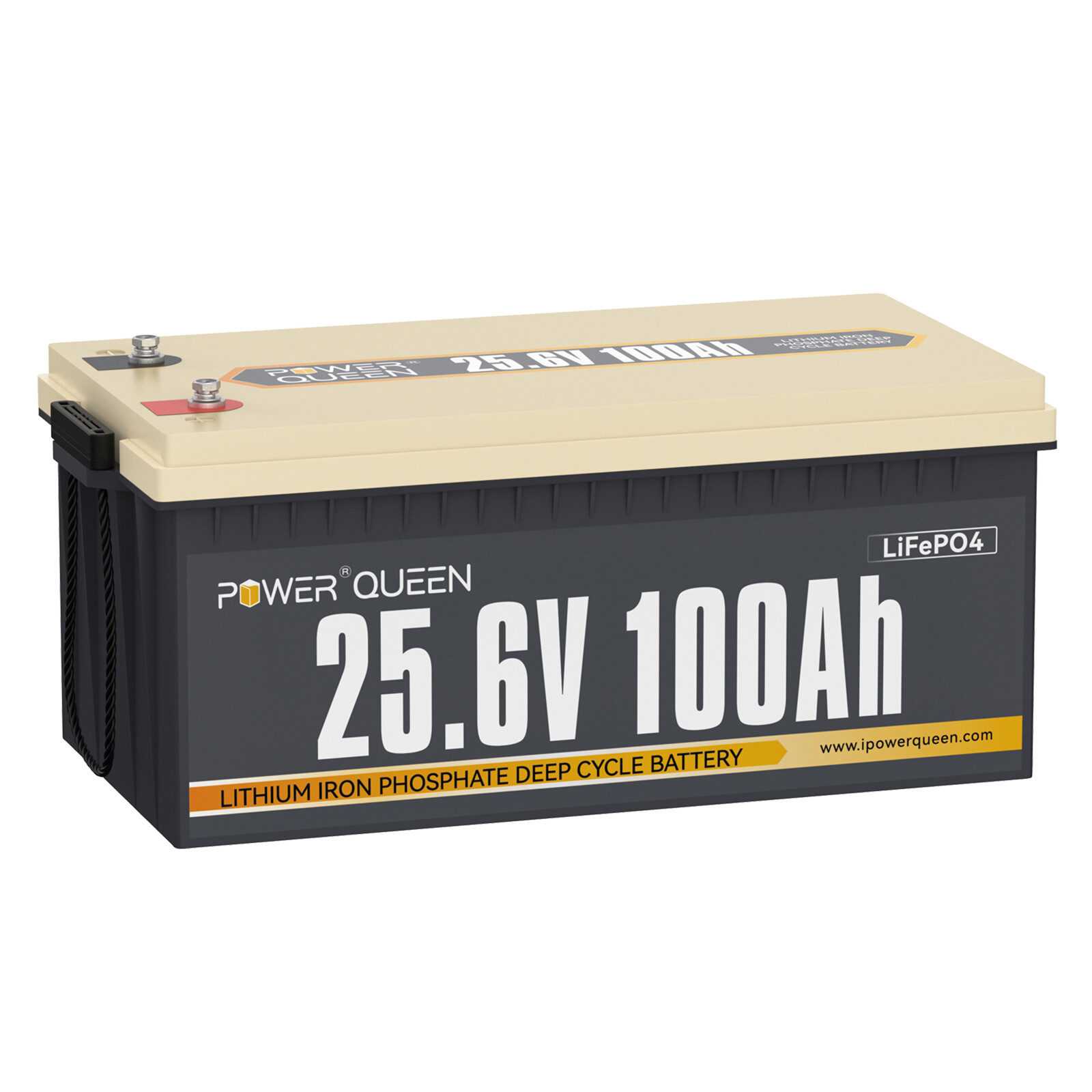 24V 100Ah Deep Cycle LiFePO4 Lithium Battery for RV Solar Marine Trolling Motor