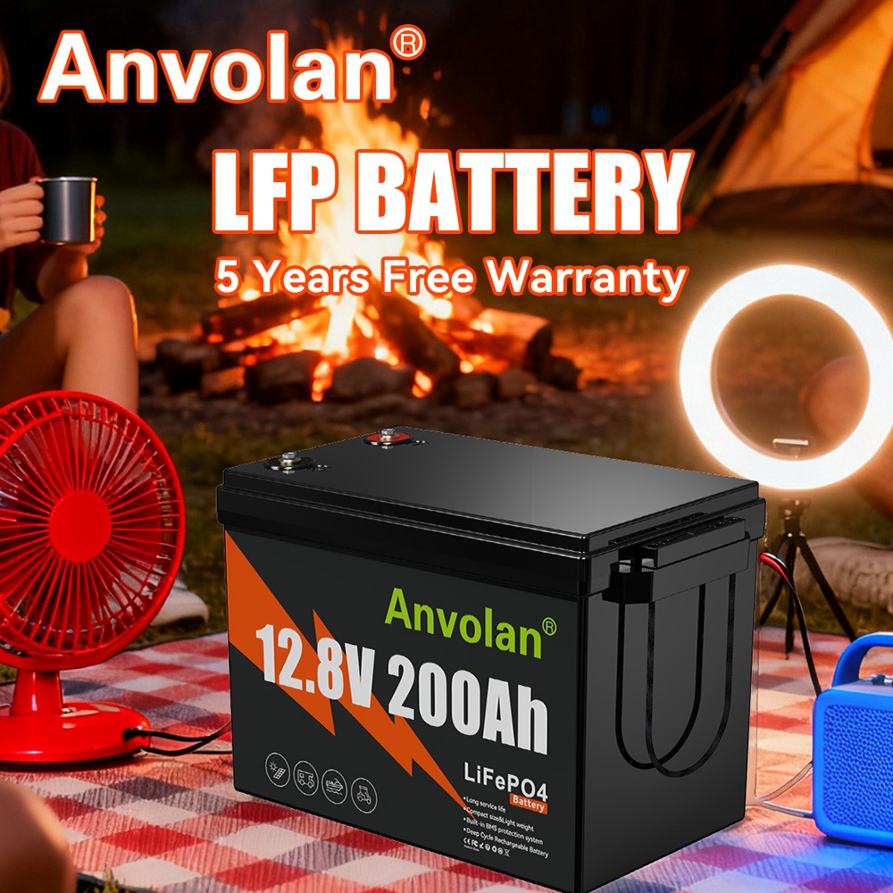 12V 200Ah LiFePO4 Lithium Battery 200A BMS 15000+Deep Cycle 2560Wh