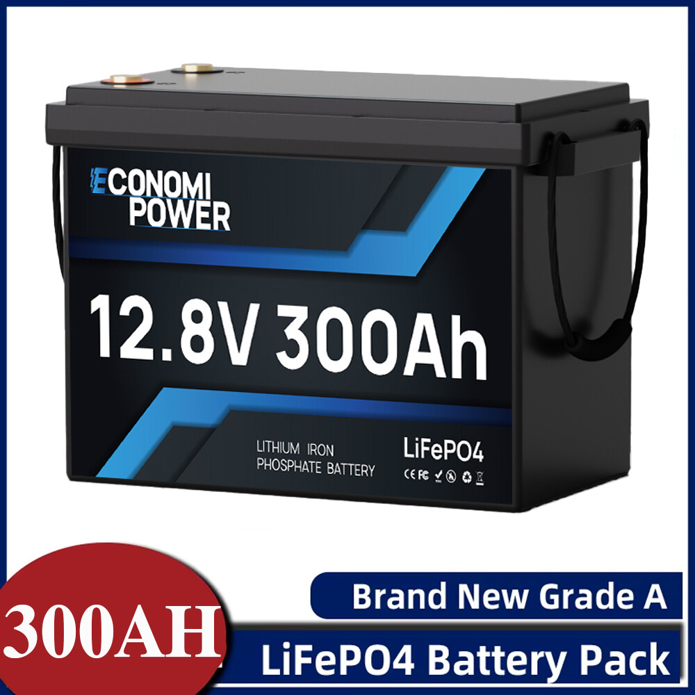 12V 300Ah LiFePO4 Lithium Battery 200A BMS Deep 10000 Cycles for RV Solar Panel