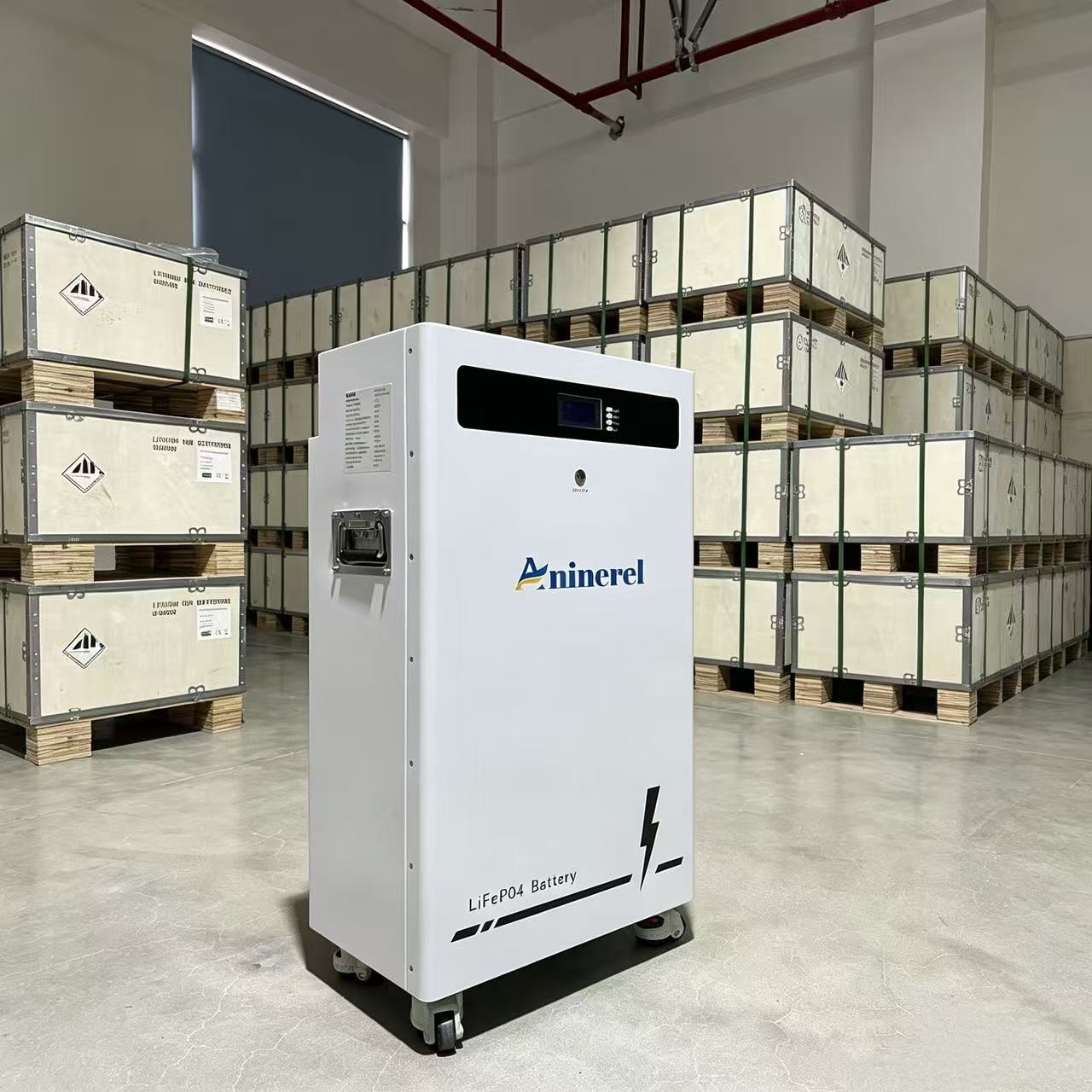 ANINEREL 16KWH 48V 314AH LIFEPO4 BATTERY VERTICAL STANDING SOLAR BACKUP US STOCK