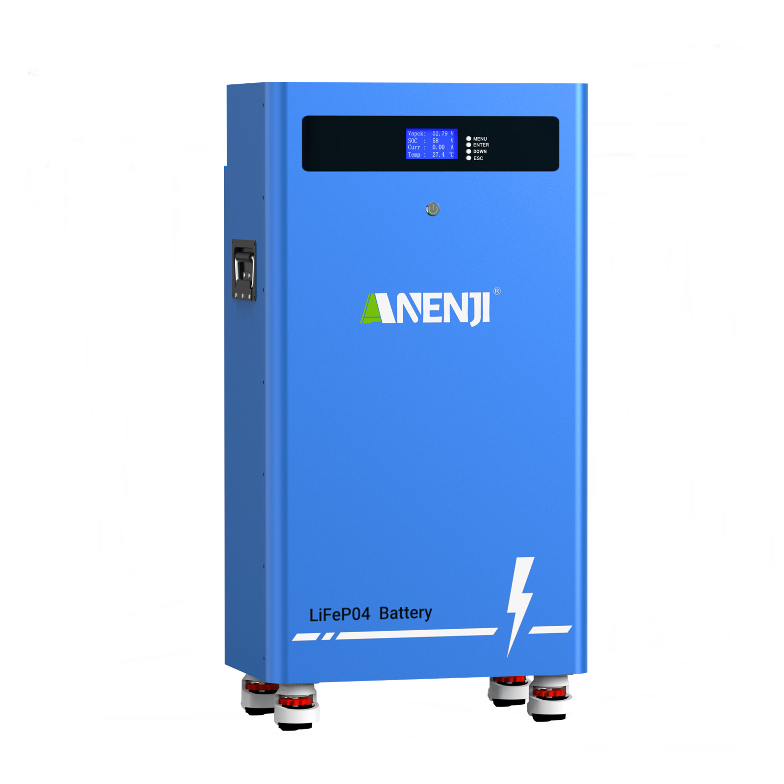 16KWh 314Ah 51.2V LiFePO4 Battery Storage+12KW Hybrid Solar Inverter 120V/240Vac