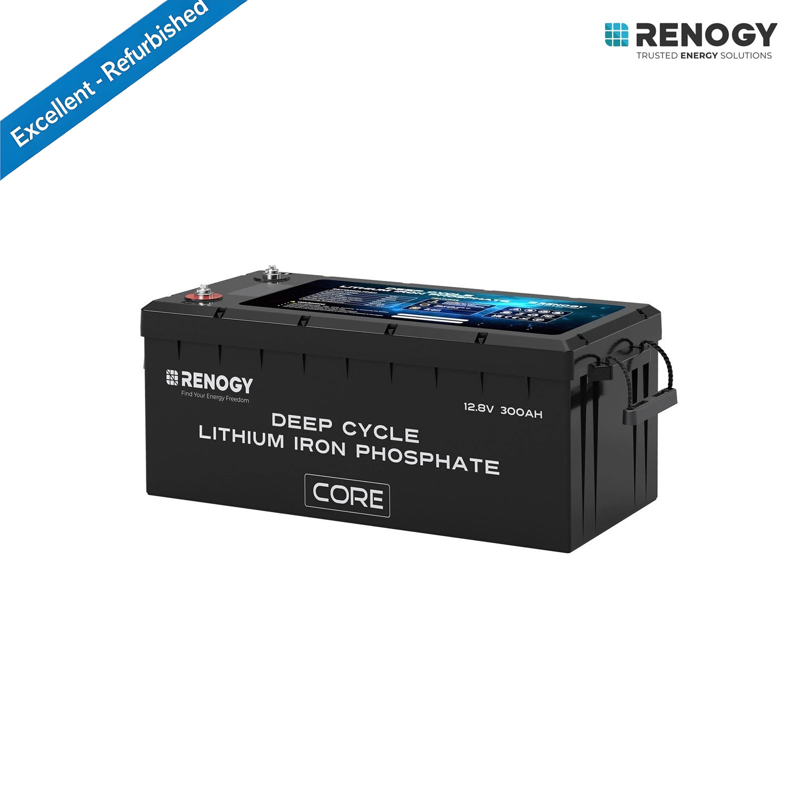 Renogy 12V 300Ah Self heating LiFePO4 Deep Cycle Battery Excellent Refurbished
