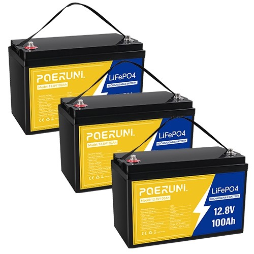 ⚡24V/48V LiFePO4 100Ah-300Ah 4000+Cycles Lithium battery for Solar RV off-Grid