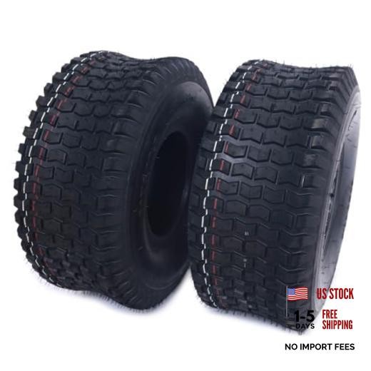 20×8.00-8 (2-Pack) Lawn Mower Turf Tires, V2 Tread Pattern, 4-Ply 20X8.00-8