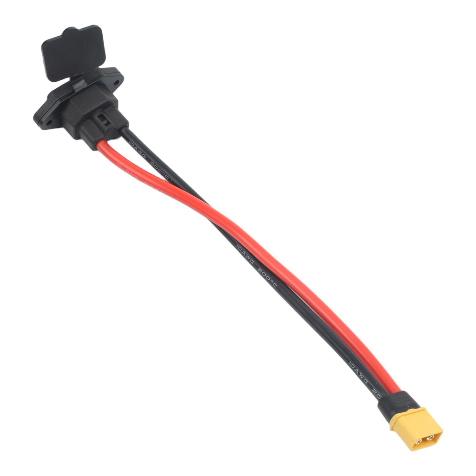 For XT60 For XT90 Battery Connector for Electric Vehicles 20CM Length Black