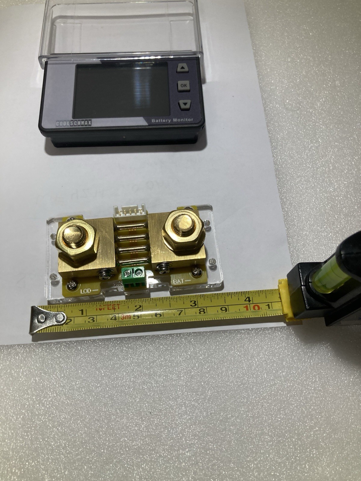 Battery Monitor with Shunt 300A Battery Monitor for RV, Motorcycle,