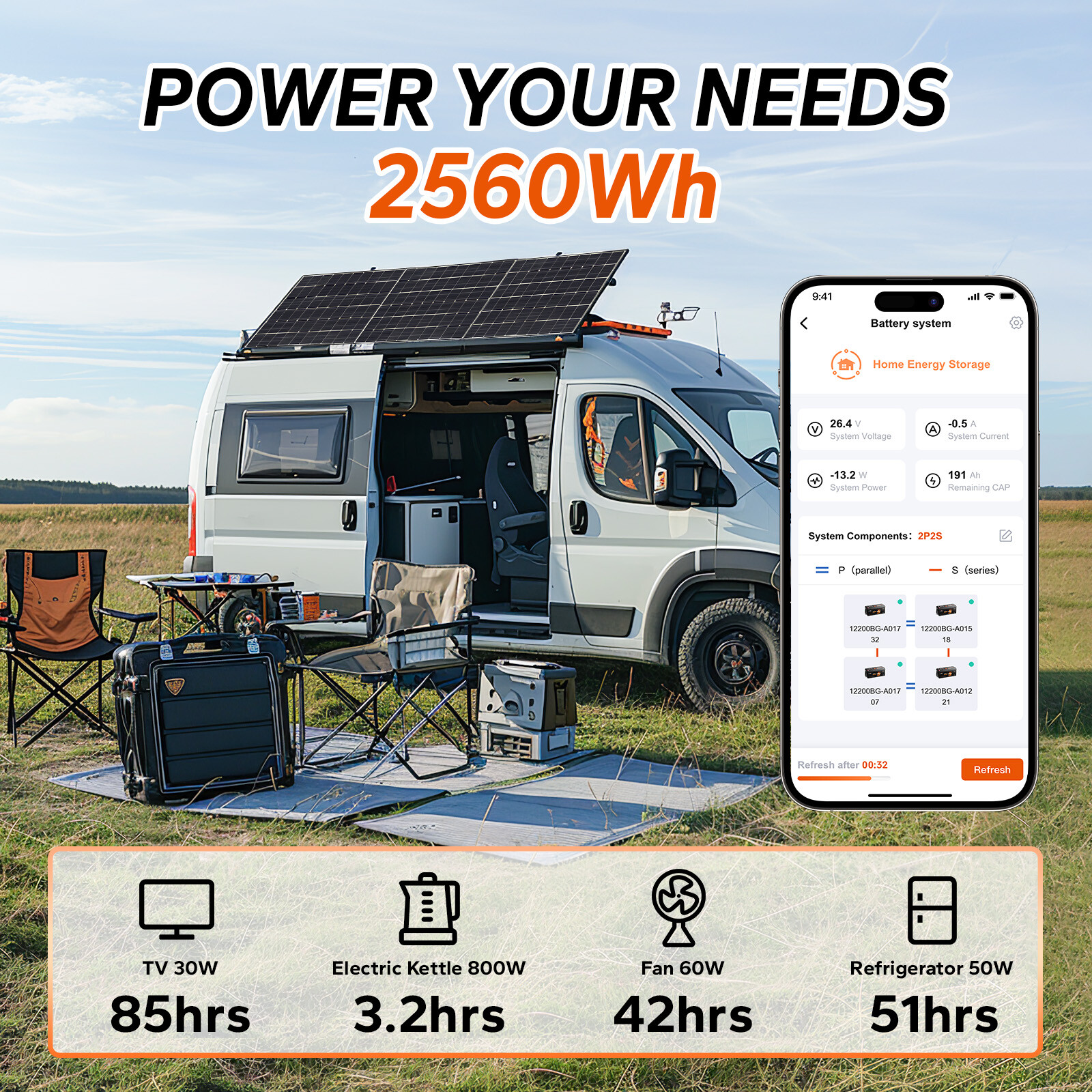 Refurbished LiTime 12V 200Ah Bluetooth Low Temp LiFePO4 Lithium Battery For RV