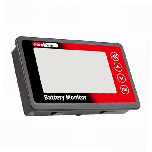 500A Battery Monitor with Shunt, 8–120V Coulomb Meter, DC Power & Capacity