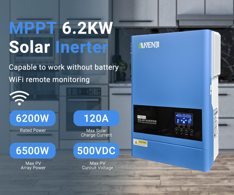 51.2V 314Ah LiFePO4 Lithium Battery 16KWh + 6.2KW 48V Solar Inverter 230Vac WIFI