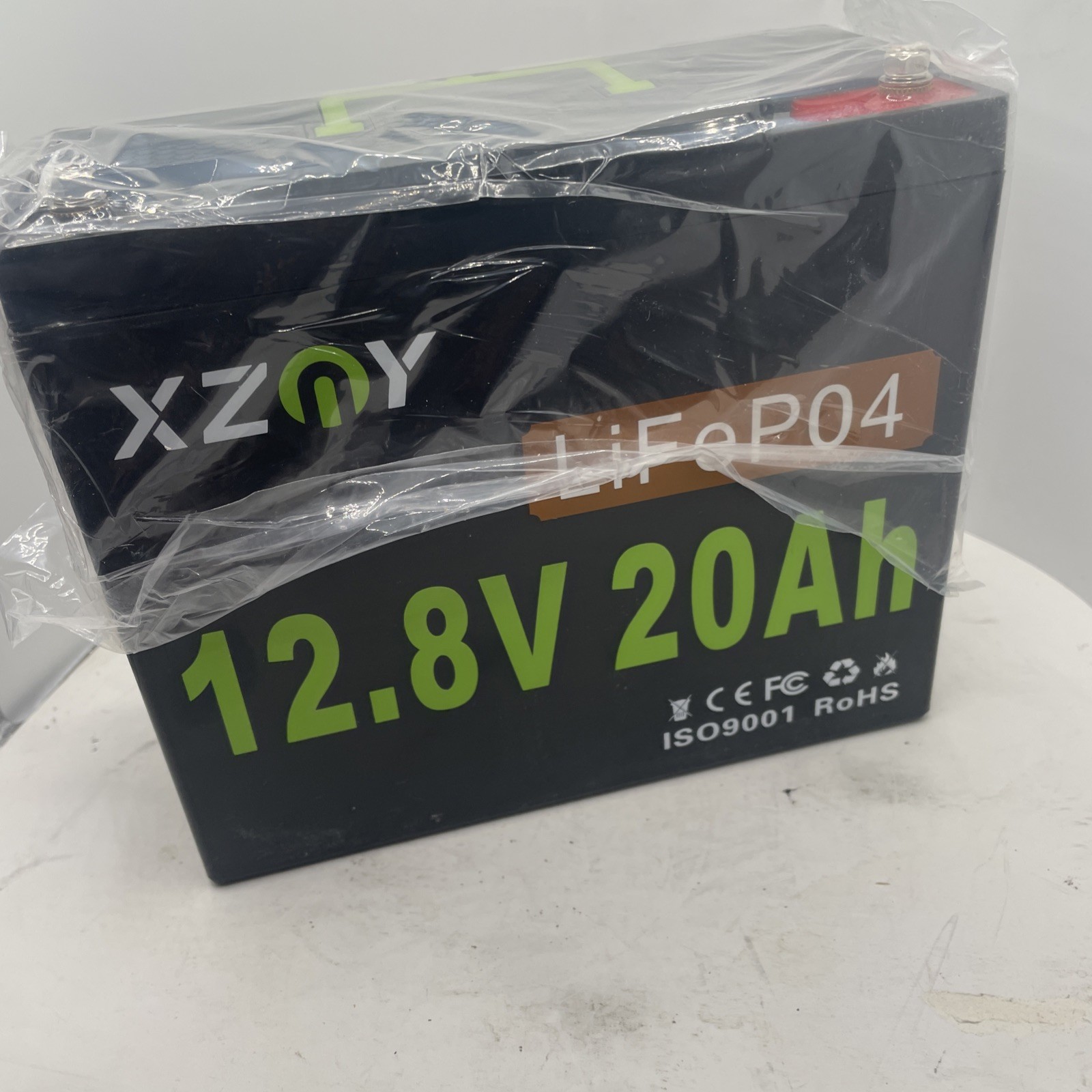 12.8V 20Ah LiFePO4 Lithium Battery Deep Cycle Rechargeable New Open Box,unused