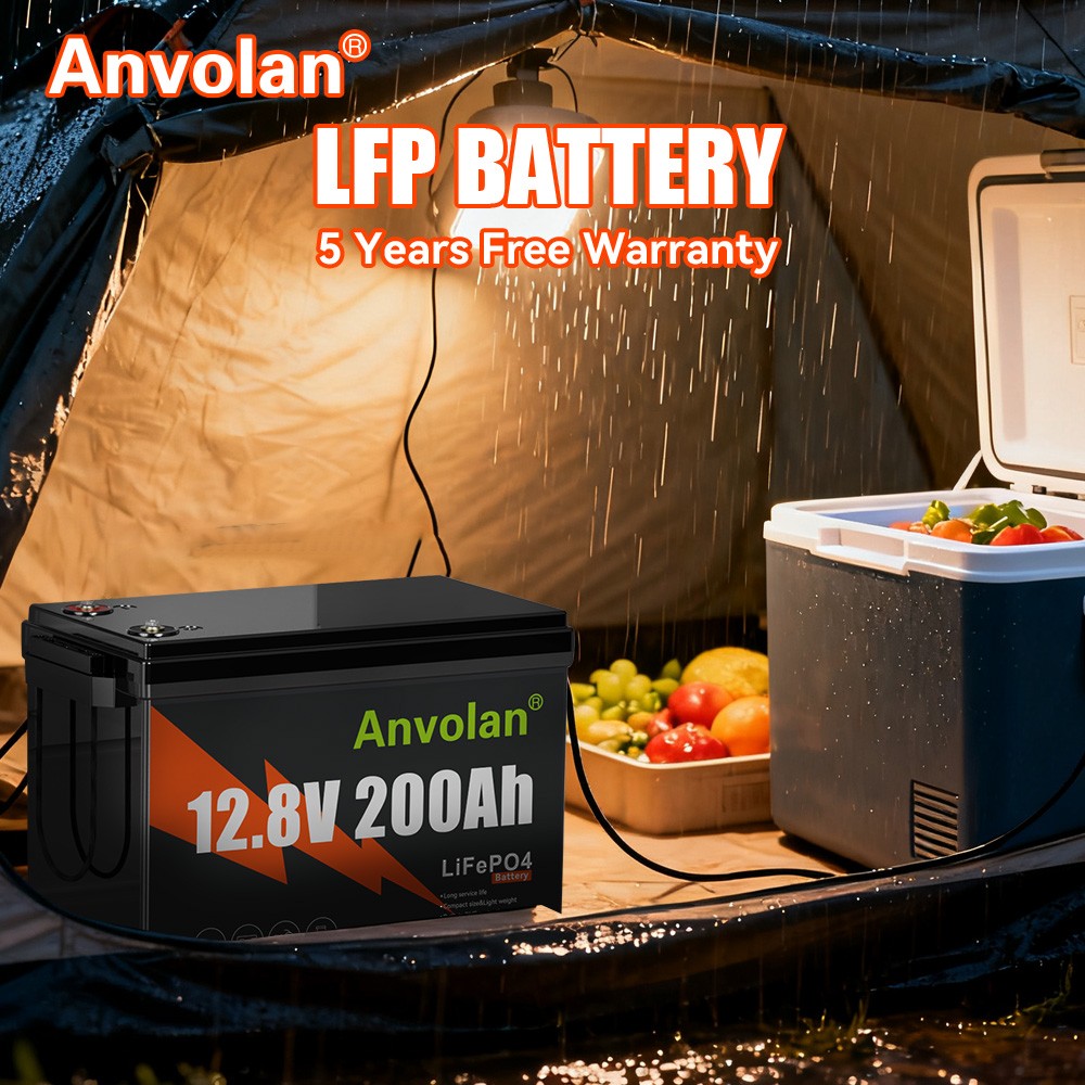 12V 200Ah LiFePO4 Lithium Battery 200A BMS 15000+Deep Cycle 2560Wh