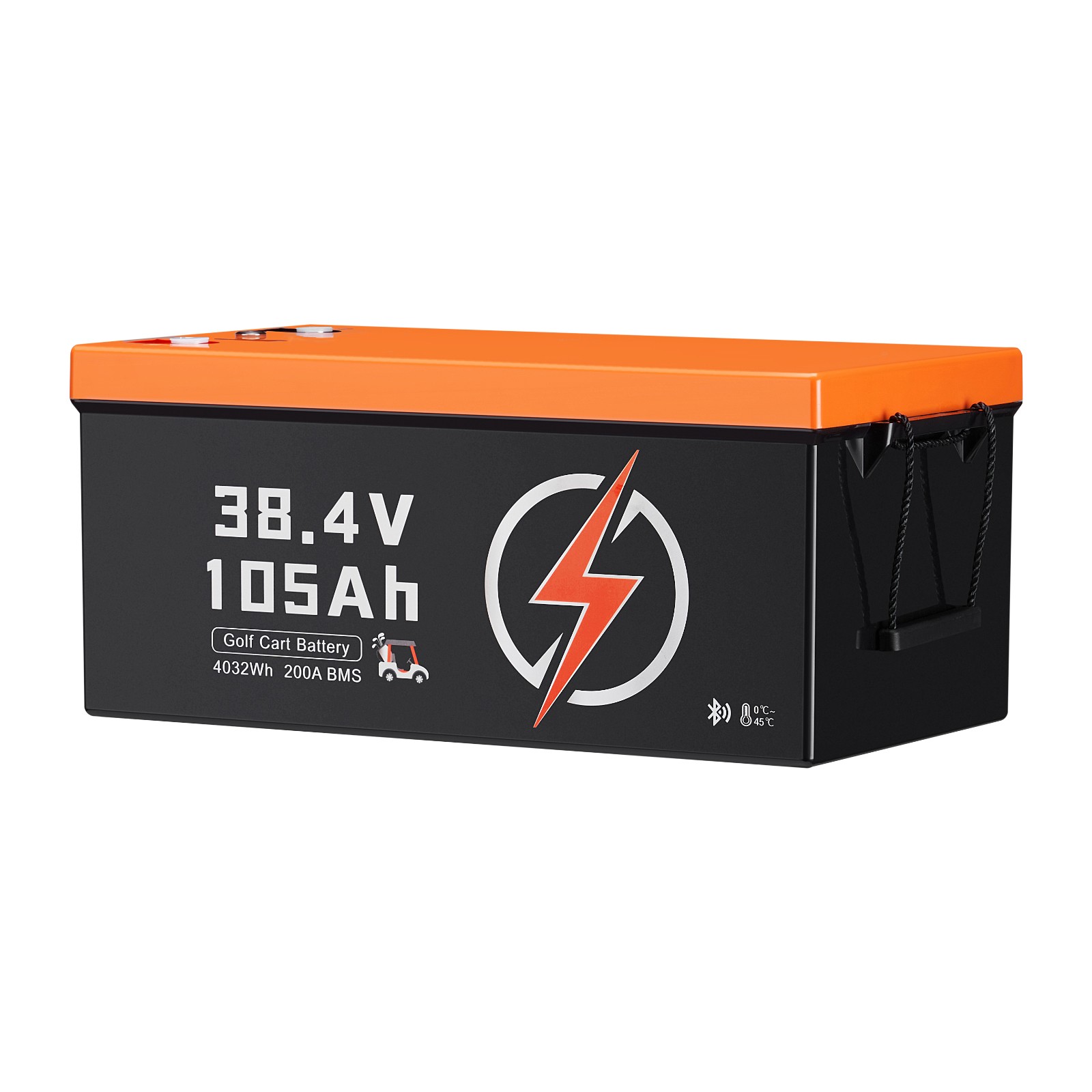 Uimoso 36V 105Ah Golf Cart Lithium Battery 20A Charger LCD Monitor & 4000+ Cycle
