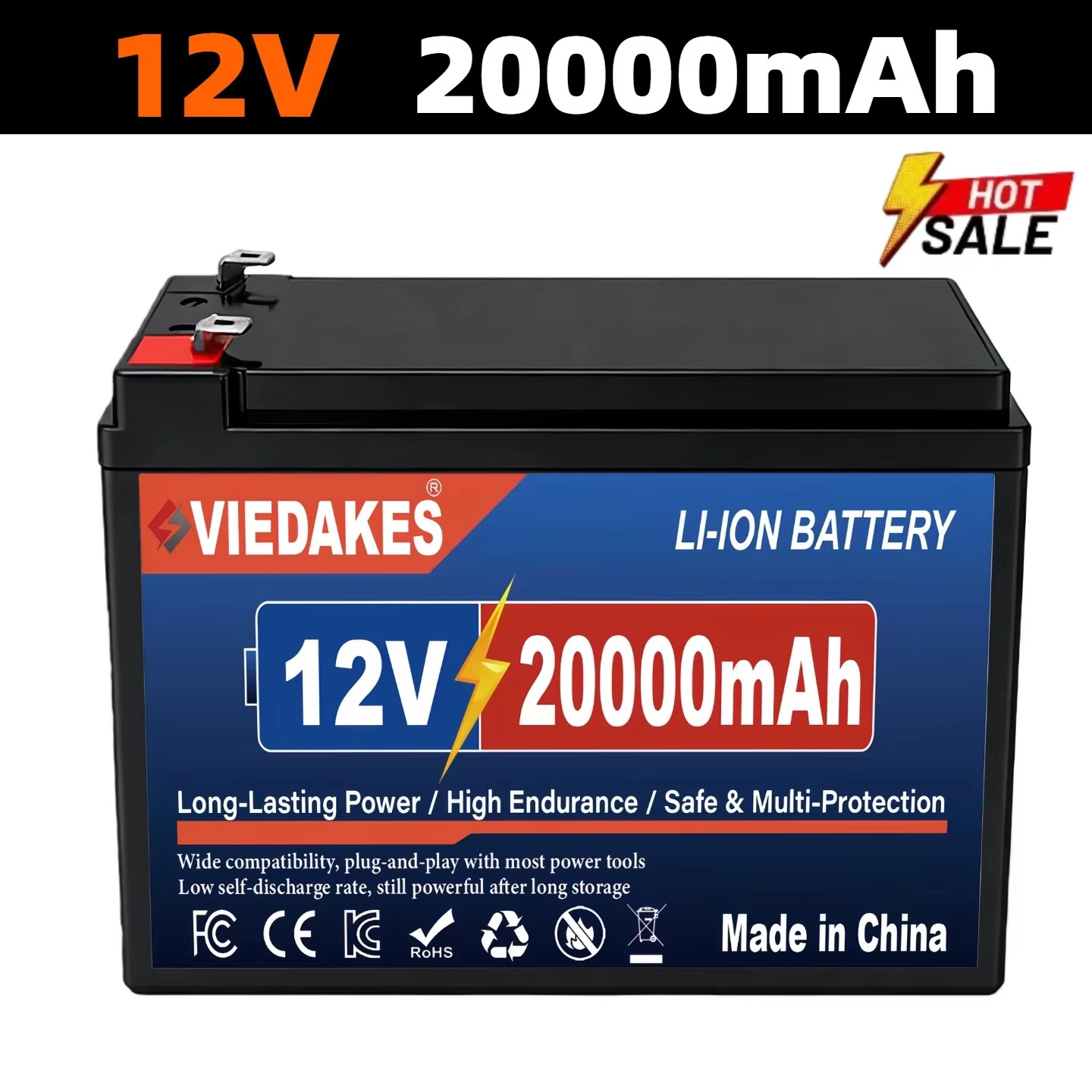 12v lifepo4 battery 100Ah Rechargeable Deep Cycle Battery – Ideal for Marine RV