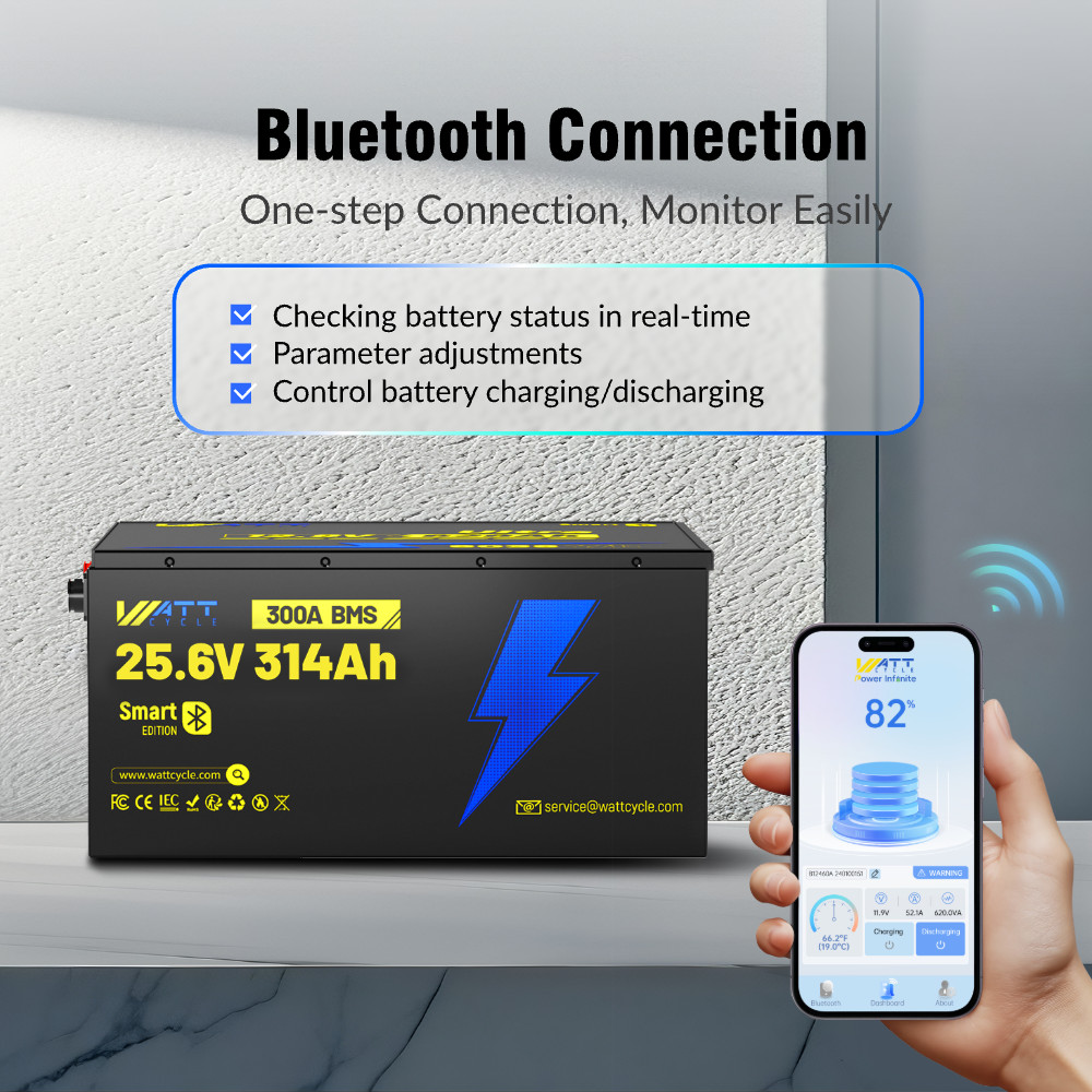 24V 314Ah 300Ah Ultra LiFePO₄ Lithium Battery Low-Temp for Solar Off-Grid UPS