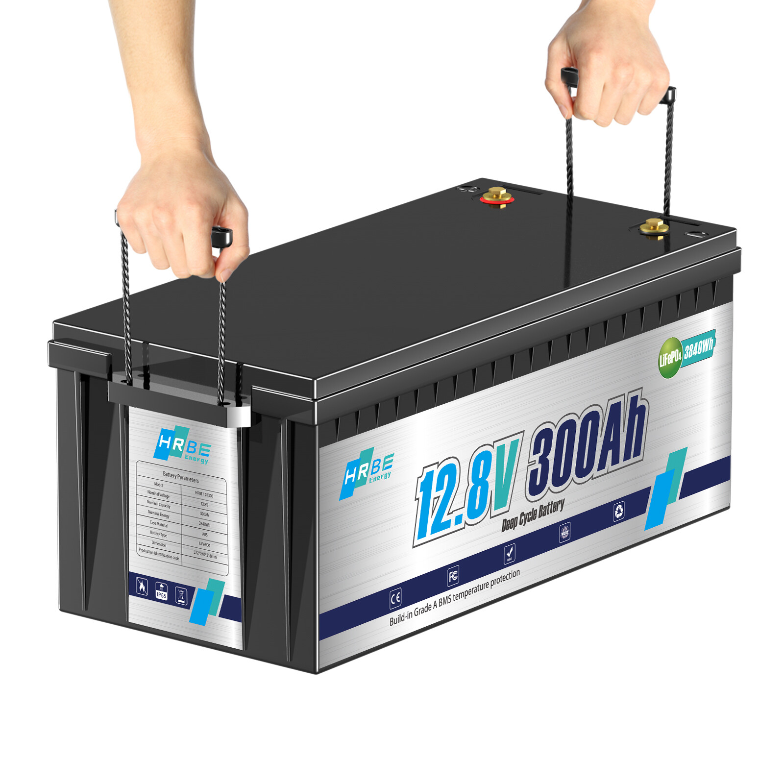 12V 24V 150Ah 100Ah 200Ah Lithium Battery DeepCycle LiFePO4 fr Solar Off-grid