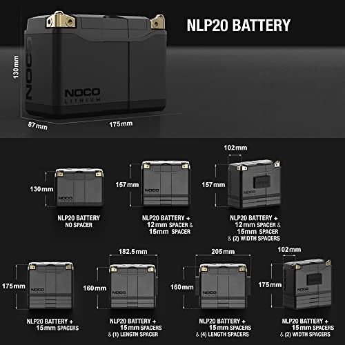 Lithium NLP20: Ultra-Light 12V Lithium Powersport Battery – Group 20 – 7Ah –