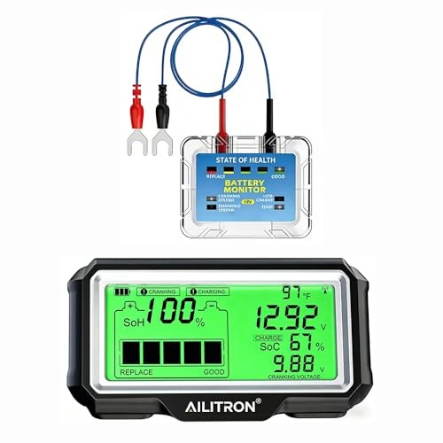 12V Battery Tester Wireless Battery Monitor 433MHz Wireless Battery Tester