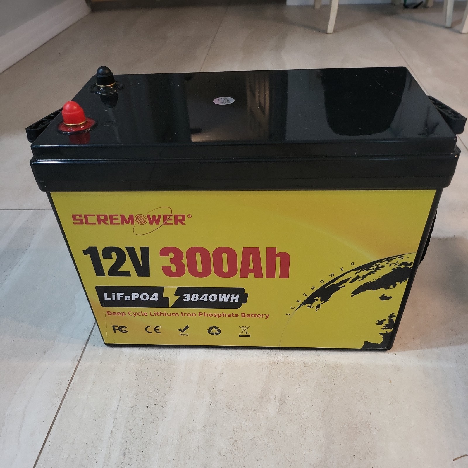 300AH 12V LiFePO4 Lithium Battery Deep Cycle for Solar Off-grid LOT