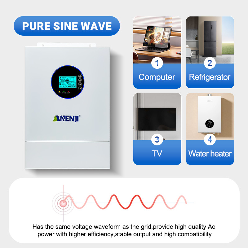 16KWh 314Ah 51.2V LiFePO4 Battery Storage+12KW Hybrid Solar Inverter 120V/240Vac