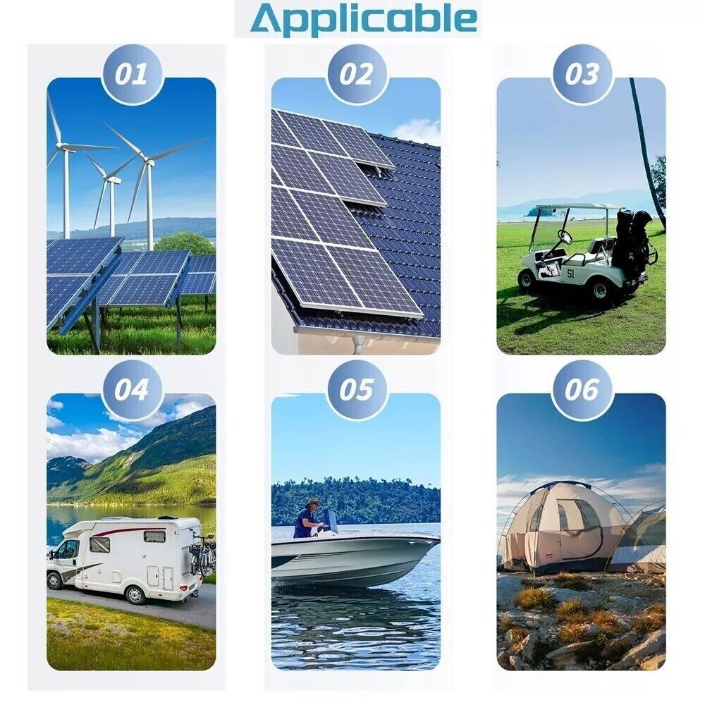 Helpdrea LiFePO4 Lithium Battery 12V 50Ah for RV Off-grid Solar Trolling Motor