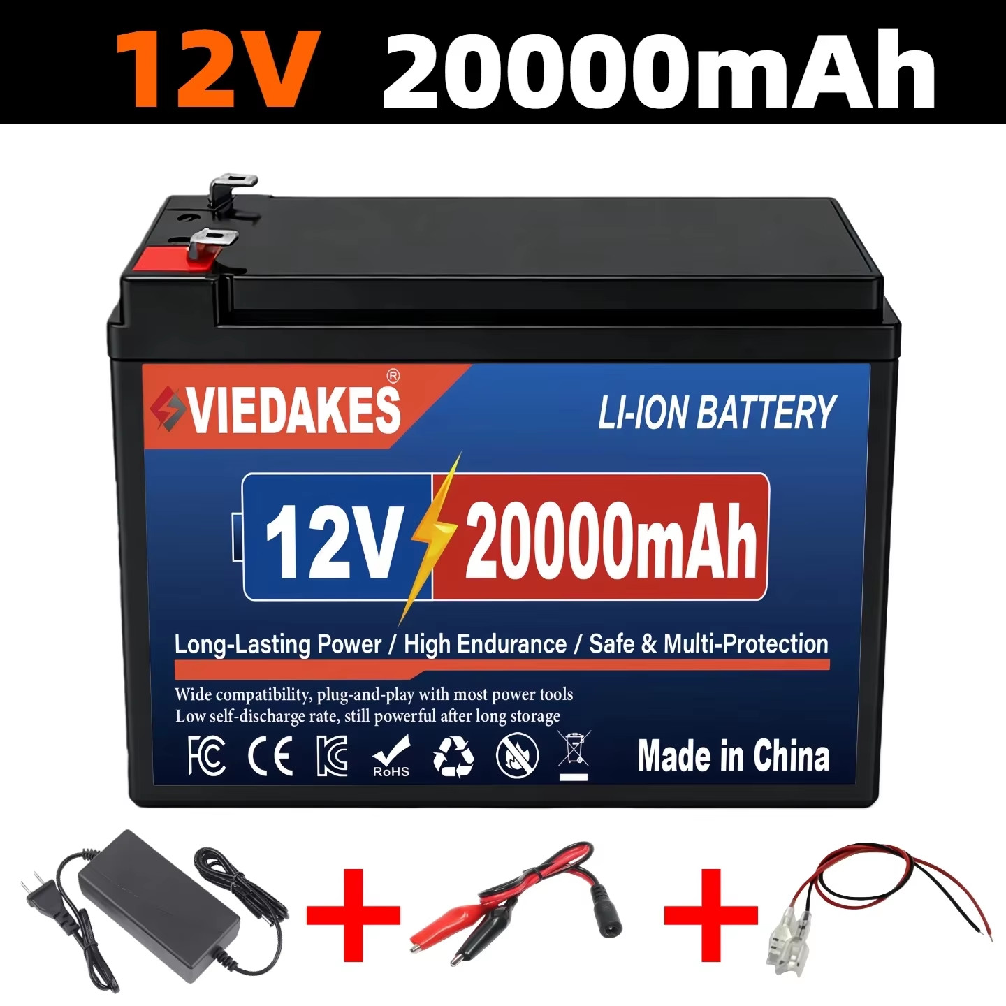 12v lifepo4 battery 100Ah Rechargeable Deep Cycle Battery – Ideal for Marine RV