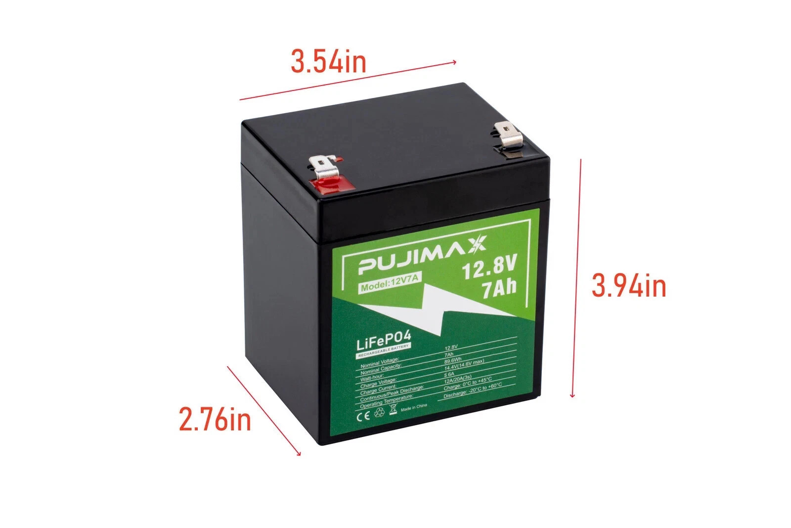6V 7Ah For LiFePO4 Battery Rechargeable Lithium Iron Phosphate Battery Safety