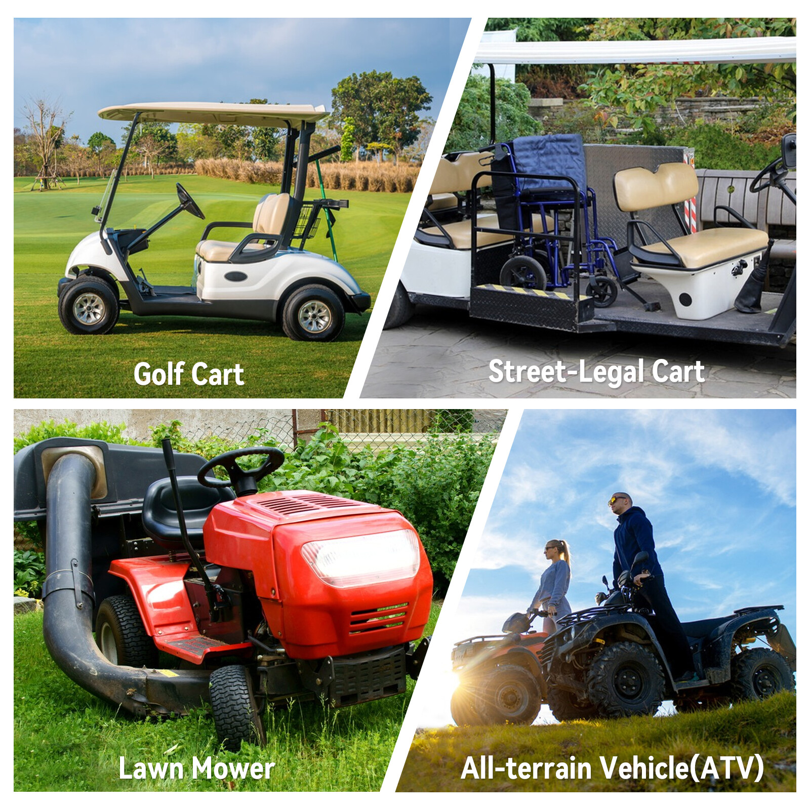 48V 105Ah Battery LiFePO4 Lithium Golf Cart 200A BMS 15000+Cycles +Monit+Charger