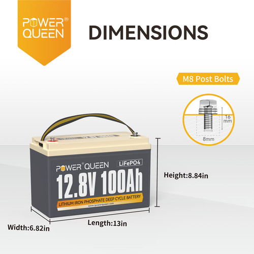 LiFePO4 Lithium Battery 12V 100Ah 200Ah 300Ah Deep Cycle for RV Solar Marine lot