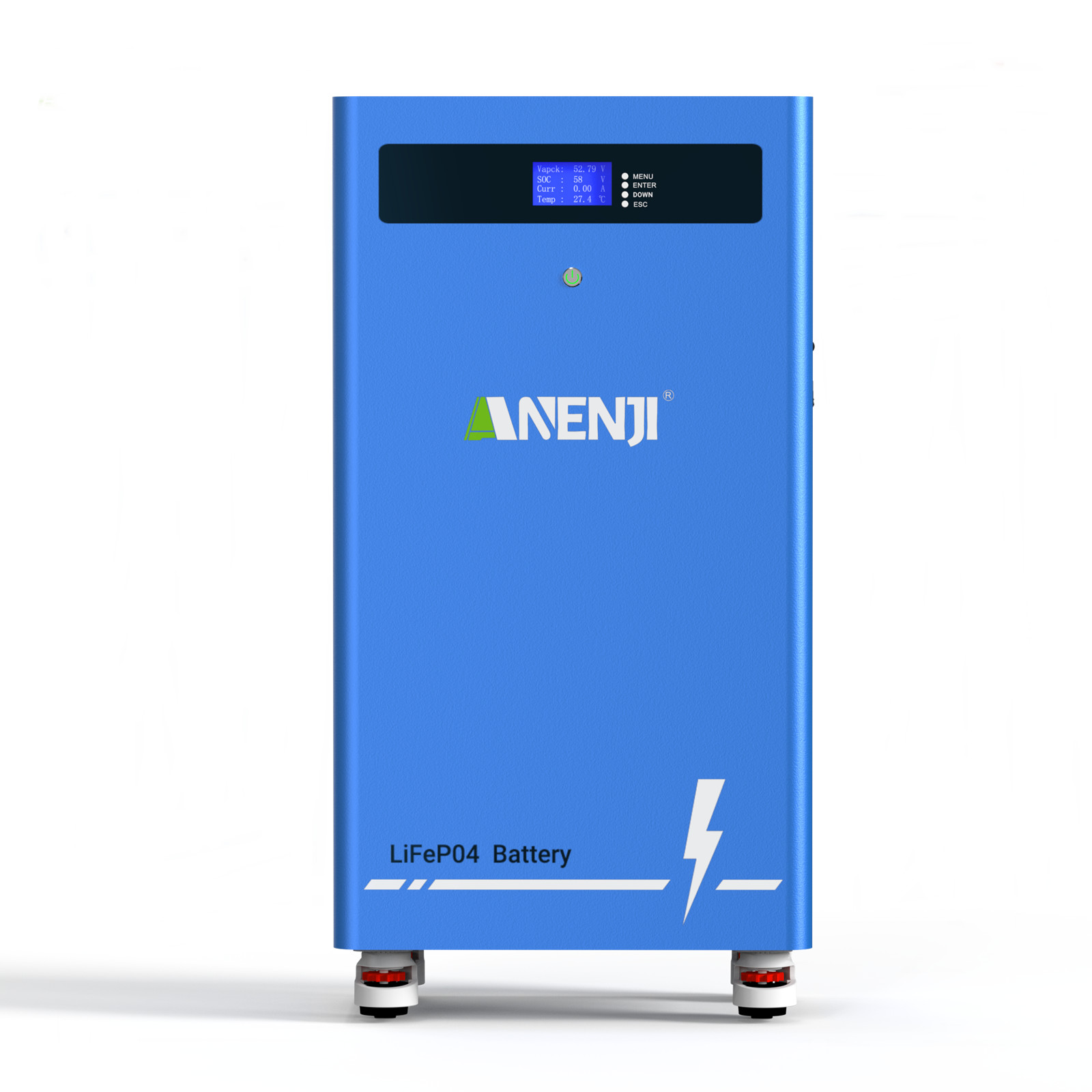 ANENJI 16KWh 314Ah 51.2V LiFePO4 Li-ion Battery Storage For Home Boat US Stock