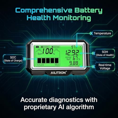 12V Battery Tester Wireless Battery Monitor 433MHz Wireless Battery Tester