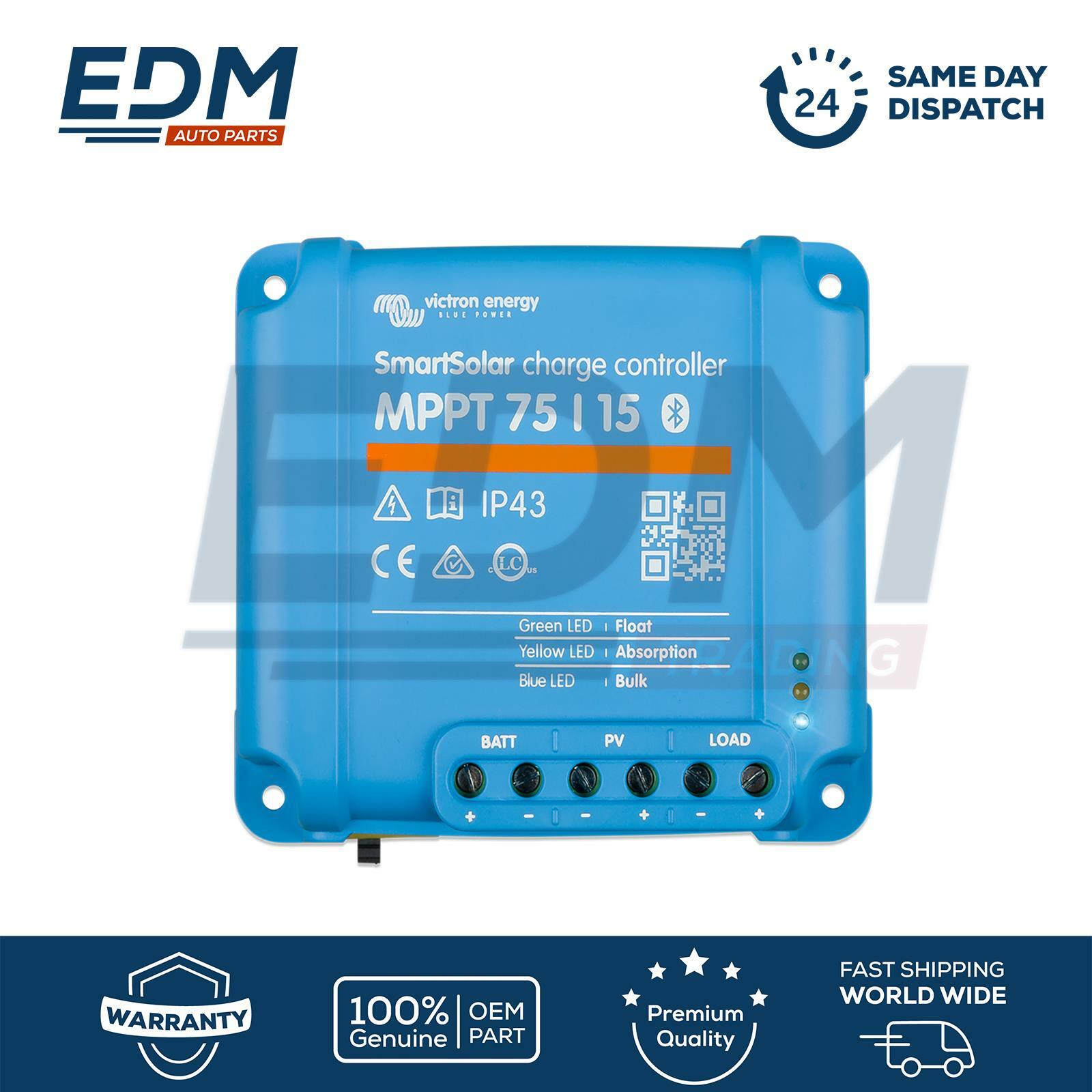 Victron Smart Solar 15A MPPT Charge Controller 75 15 Bluetooth SCC075015060R