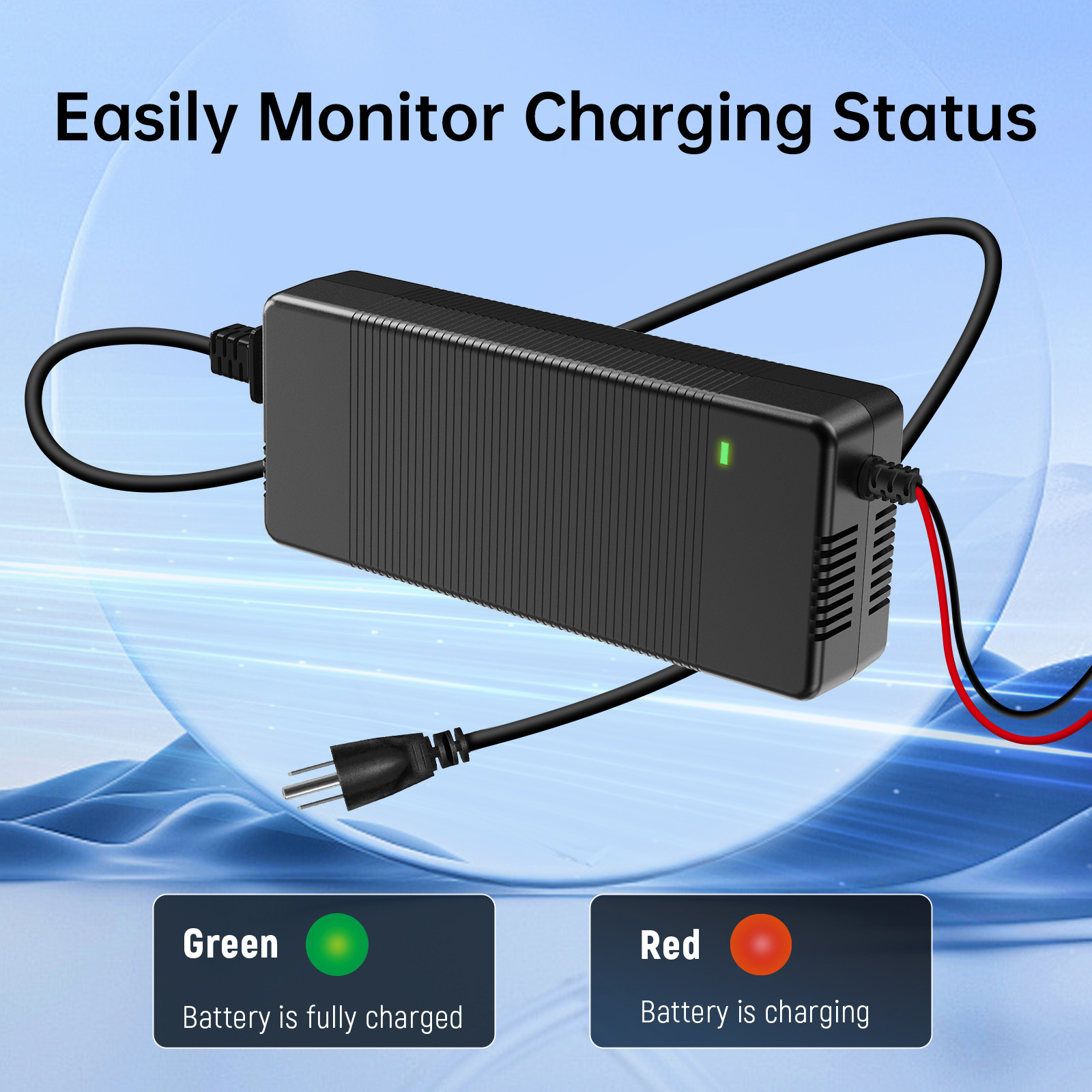 Wattcycle 12V 100Ah LiFePO4 Lithium Battery + 20A Charger Included for RV Solar