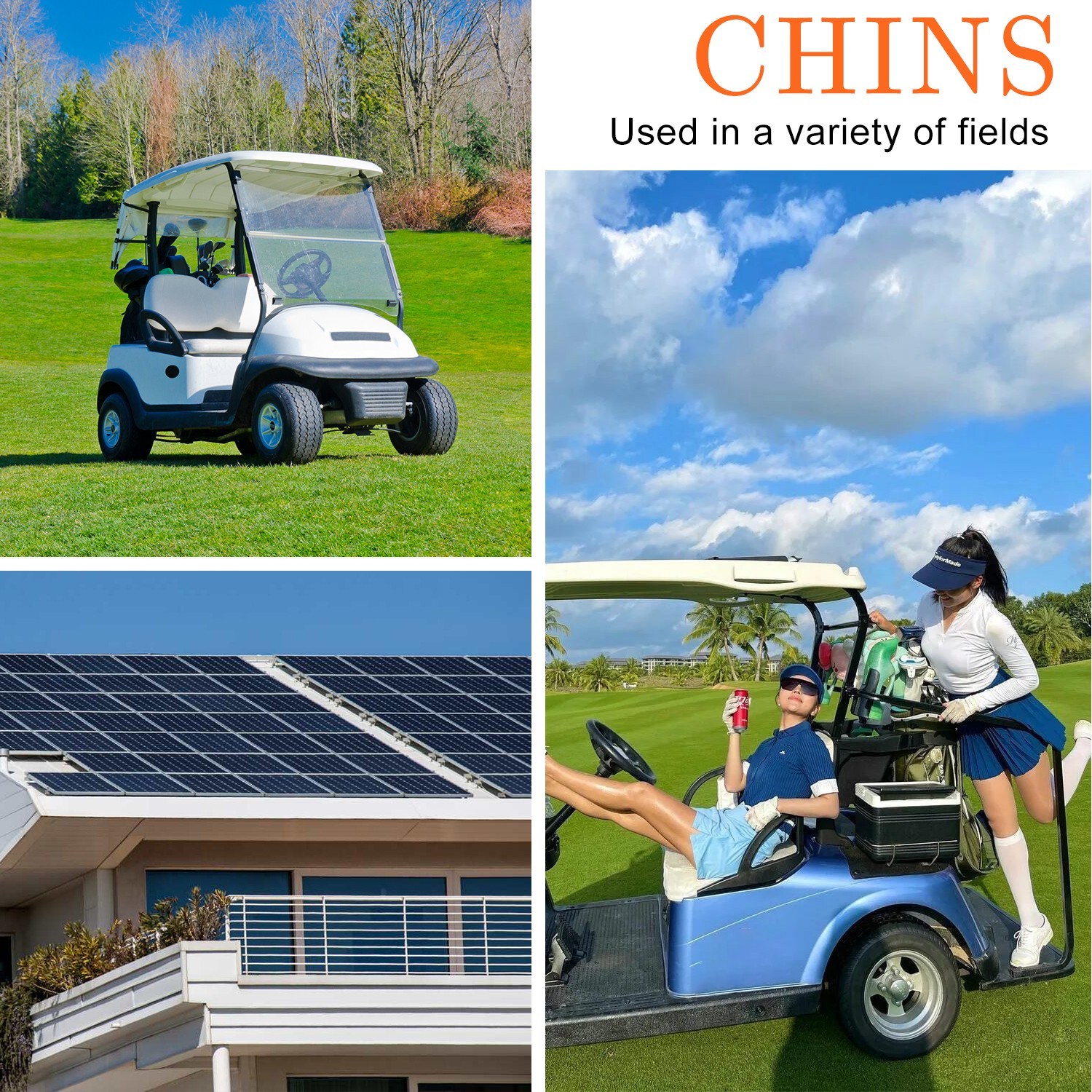 CHINS 36V 150Ah LiFePO4 Battery, 200A BMS,for Golf Car, Trolling Motor etc(Used)