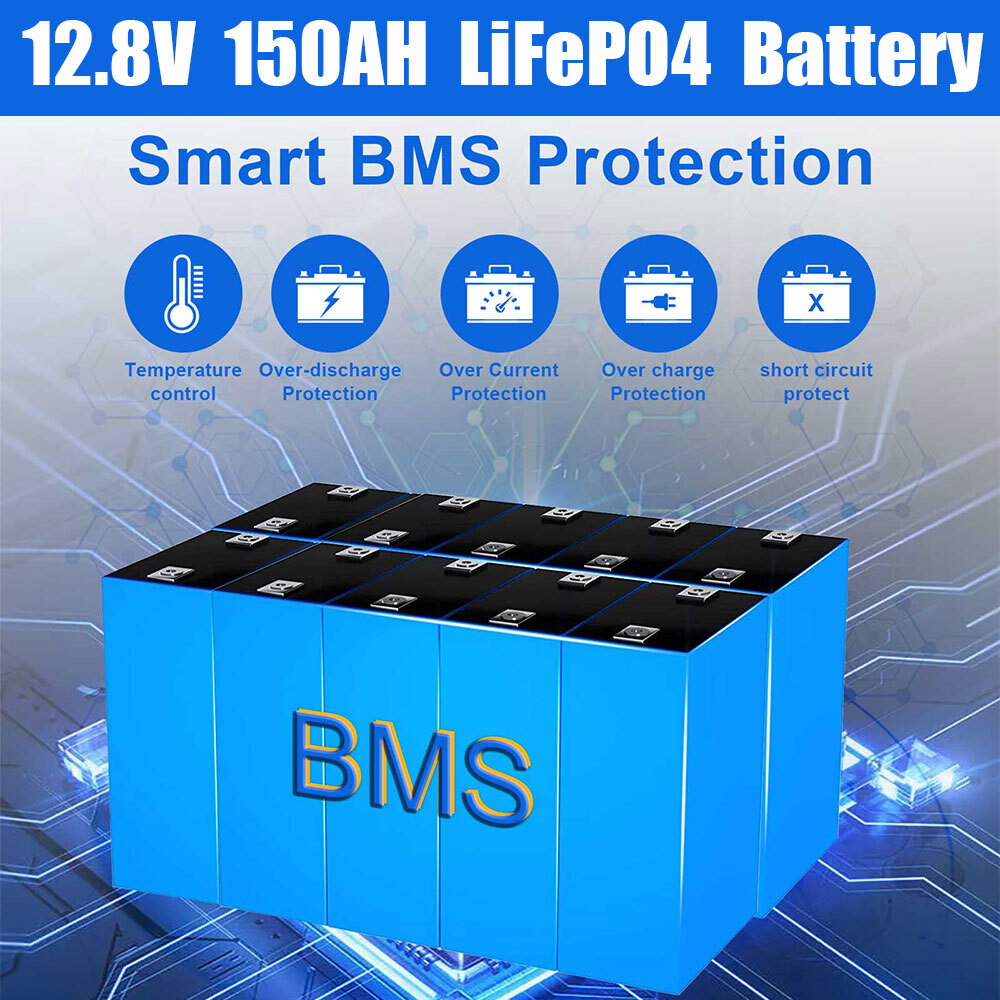 150AH 300AH 12V 48V Deep cycle LiFePO4 Lithium Battery for RV Solar Home