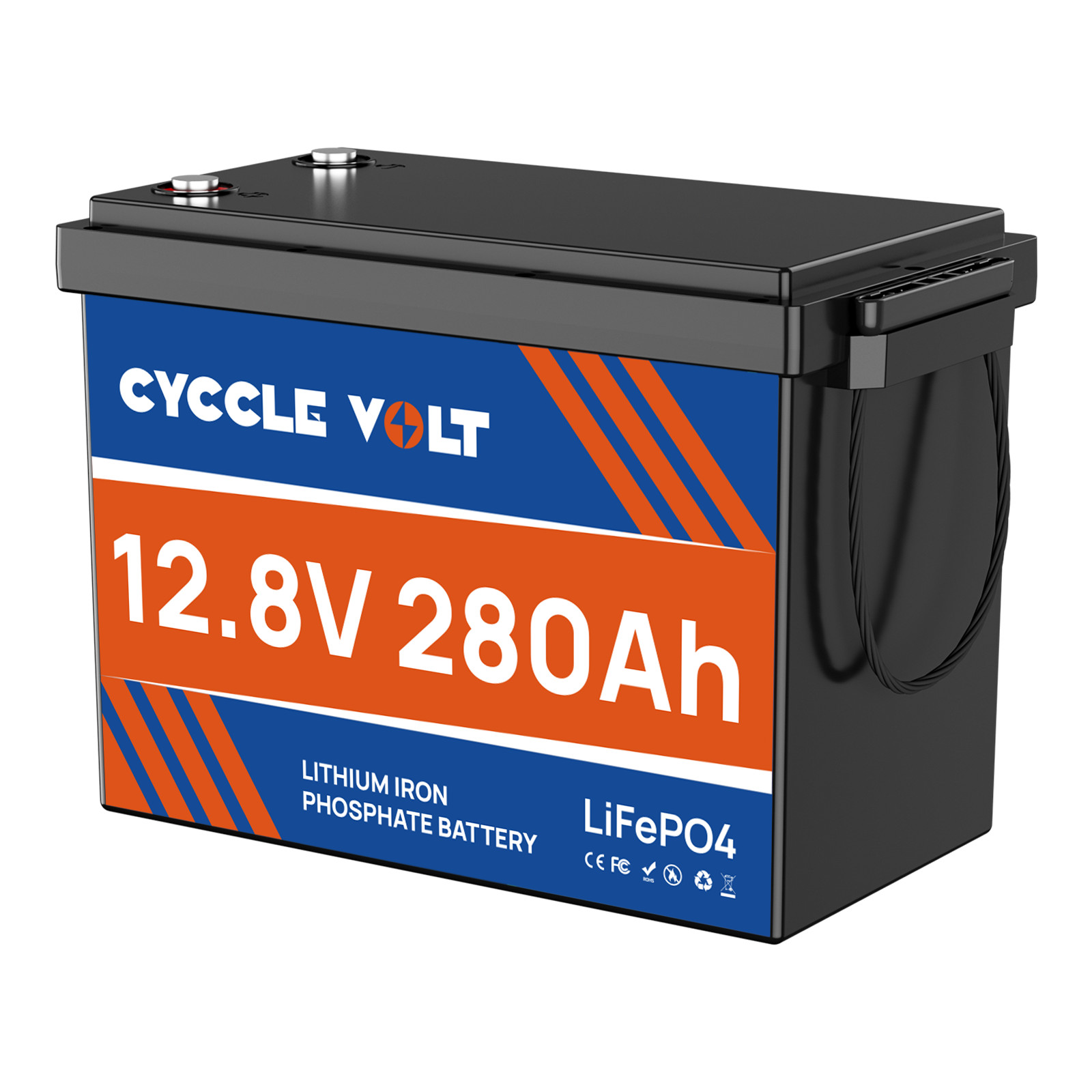 12V 280AH LiFePO4 Lithium Battery 15000 Deep Cycle BMS for Solar RV Off-grid NEW