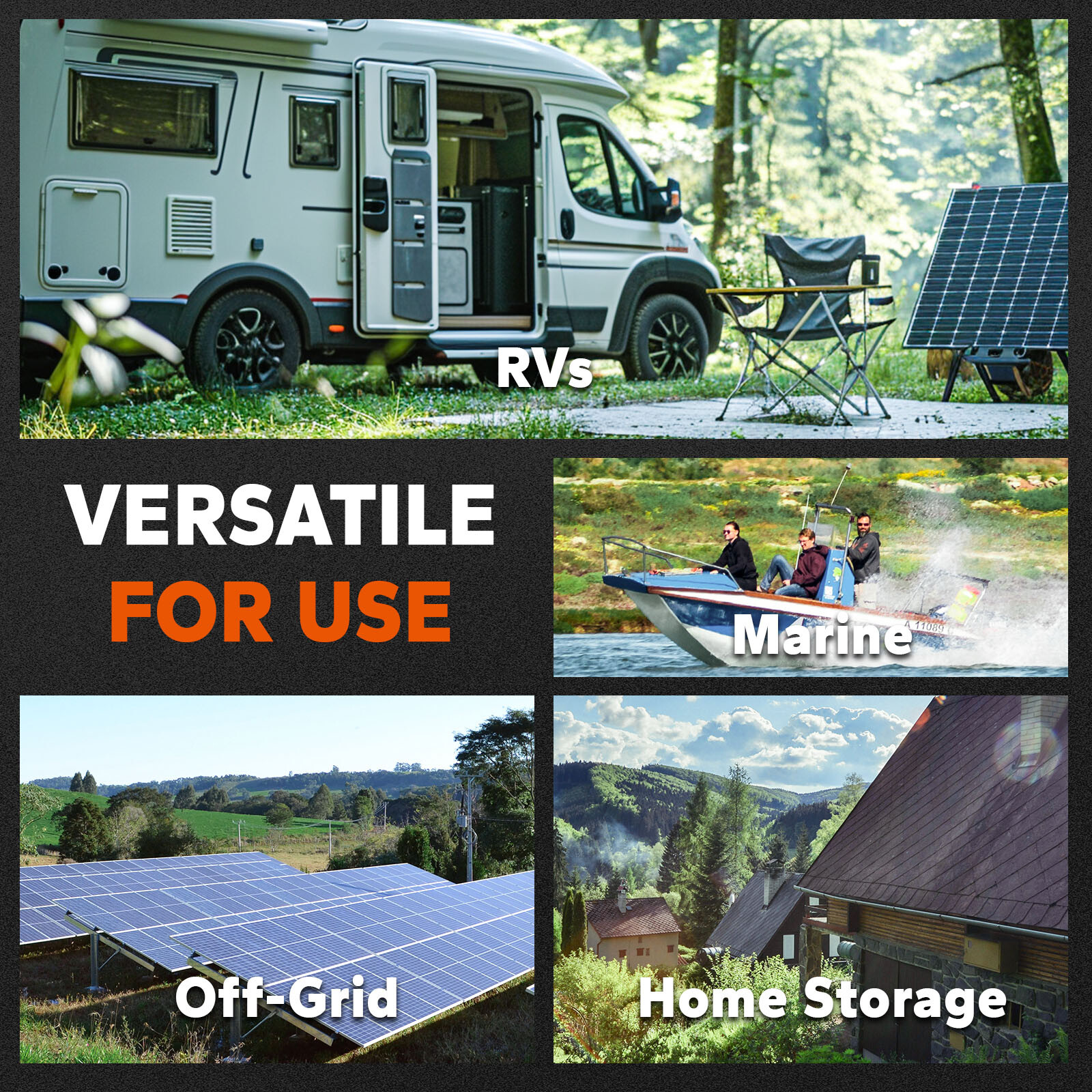 Litime 12V 200Ah PLUS LiFePO4 Lithium Battery Built-in 200A BMS for RV Solar