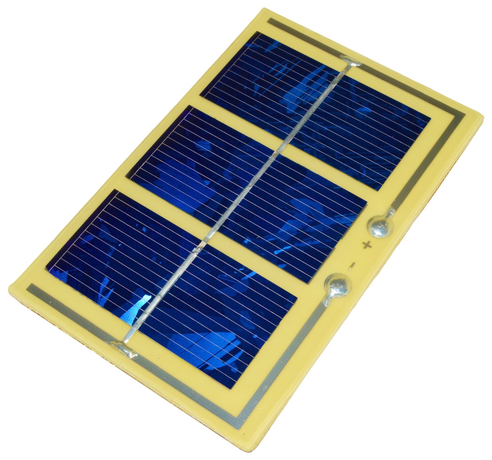 Solar Cell, Voltage 1.5V (Voc), Current 500mA Isc (Typ), Size 62x120mm