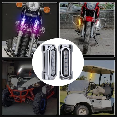 Motorcycle Highway Crash Bar Lights – Multicolor LED Switchback Driving