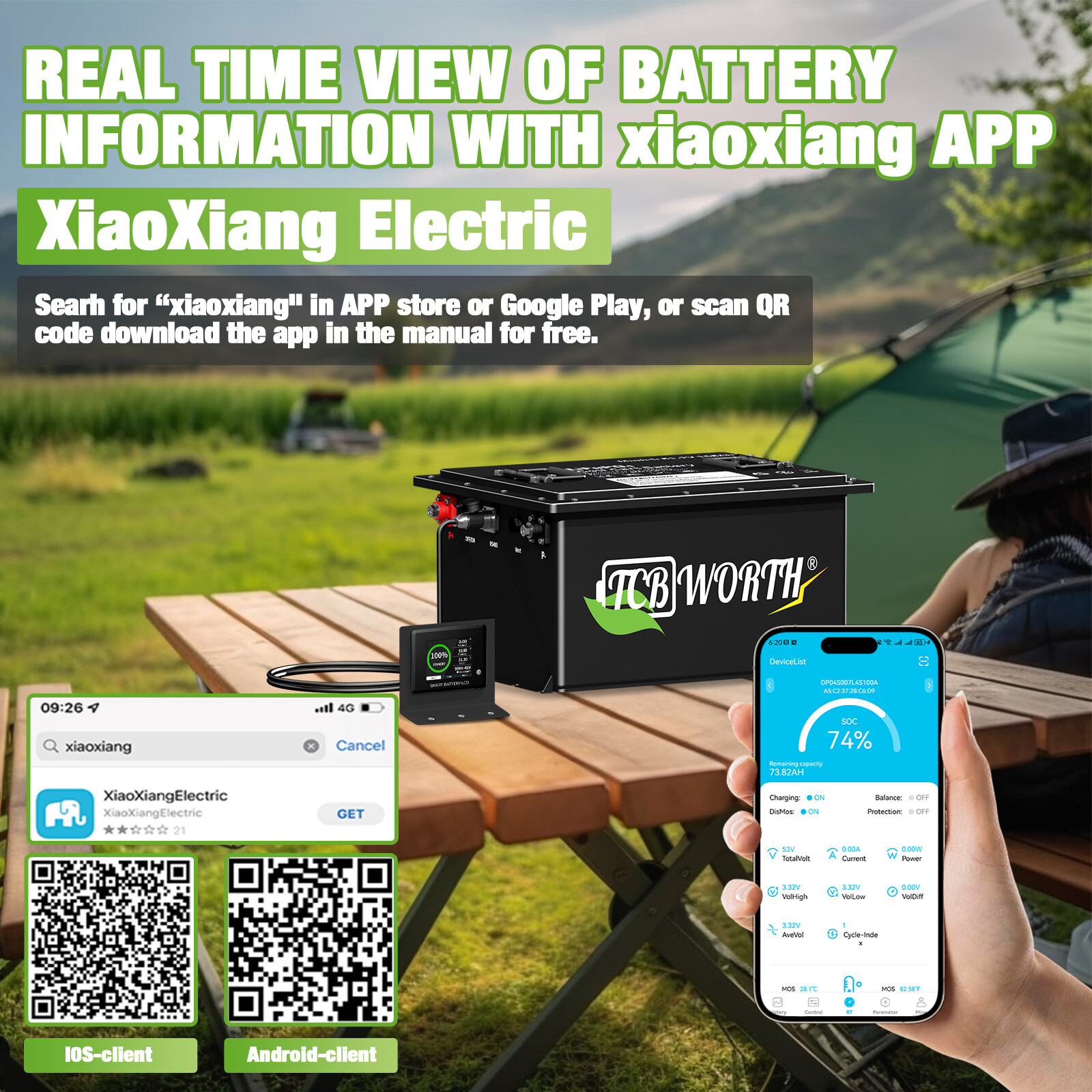 48V 105Ah Golf Cart Lithium LiFePO4 Battery 200A BMS Club Car 15000+ Deep Cycle
