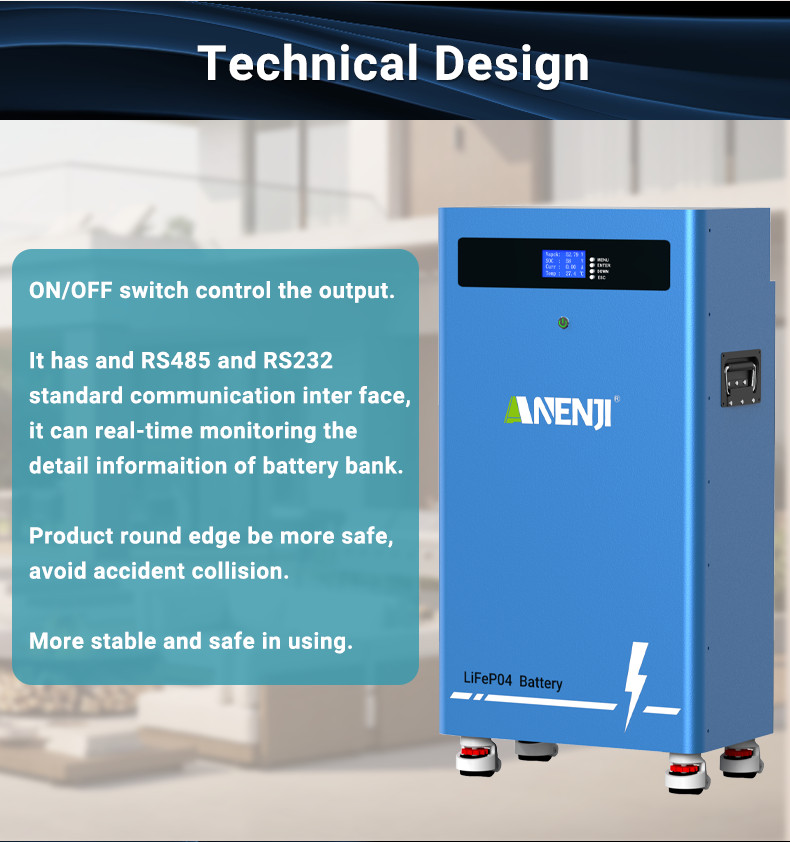 51.2V 314Ah LiFePO4 Lithium Battery 16KWh + 6.2KW 48V Solar Inverter 230Vac WIFI