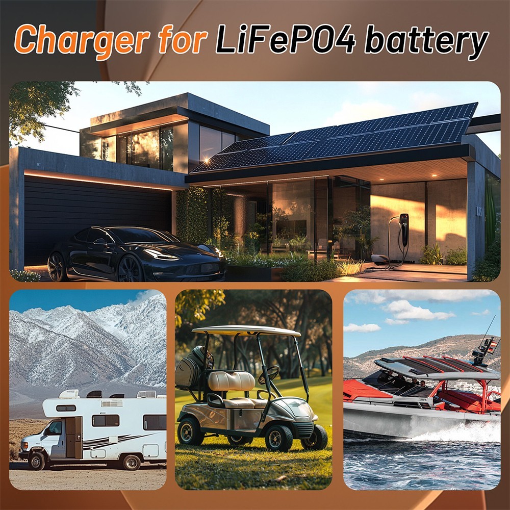 48V 50Ah/100Ah LiFePO4 Lithium Battery Deep 15000+ BMS For Solar Golf Cart RV