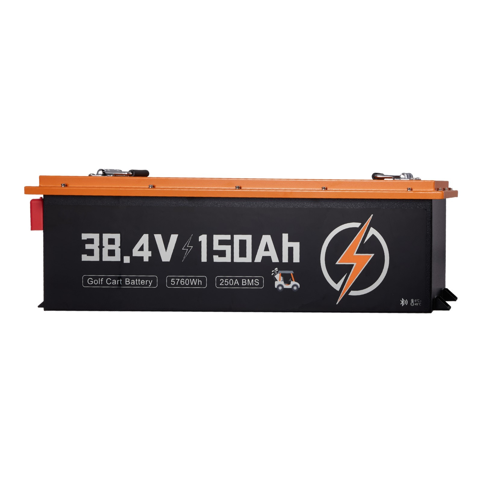 Uimoso 36V 150Ah Lithium Golf Cart Battery Kit Bluetooth 4000+ Cycle Metal Case