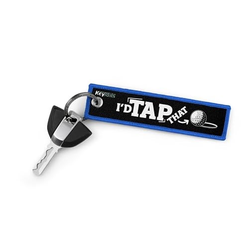 Keychains, Premium Quality Key Tag for Cars, Trucks, Golf Cart, ATV, UTV Blue
