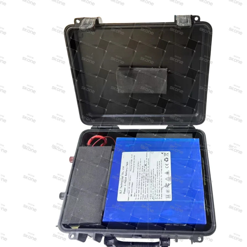 24V Waterproof IP67 Lithium Battery 50Ah-150Ah with BMS and Charger